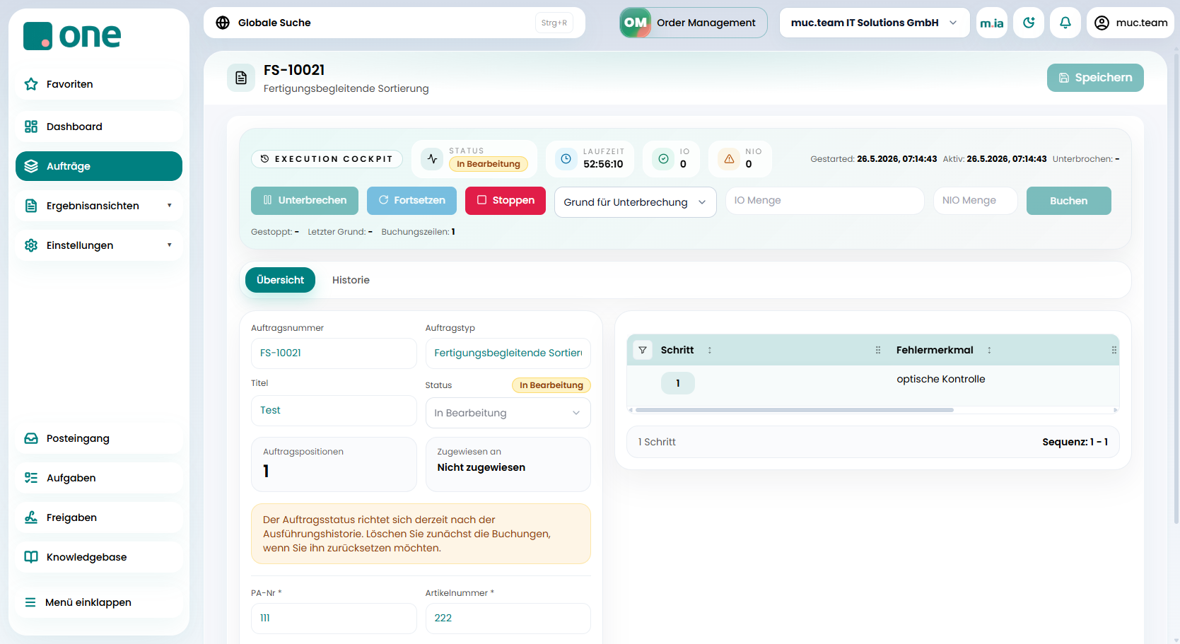 Order Management