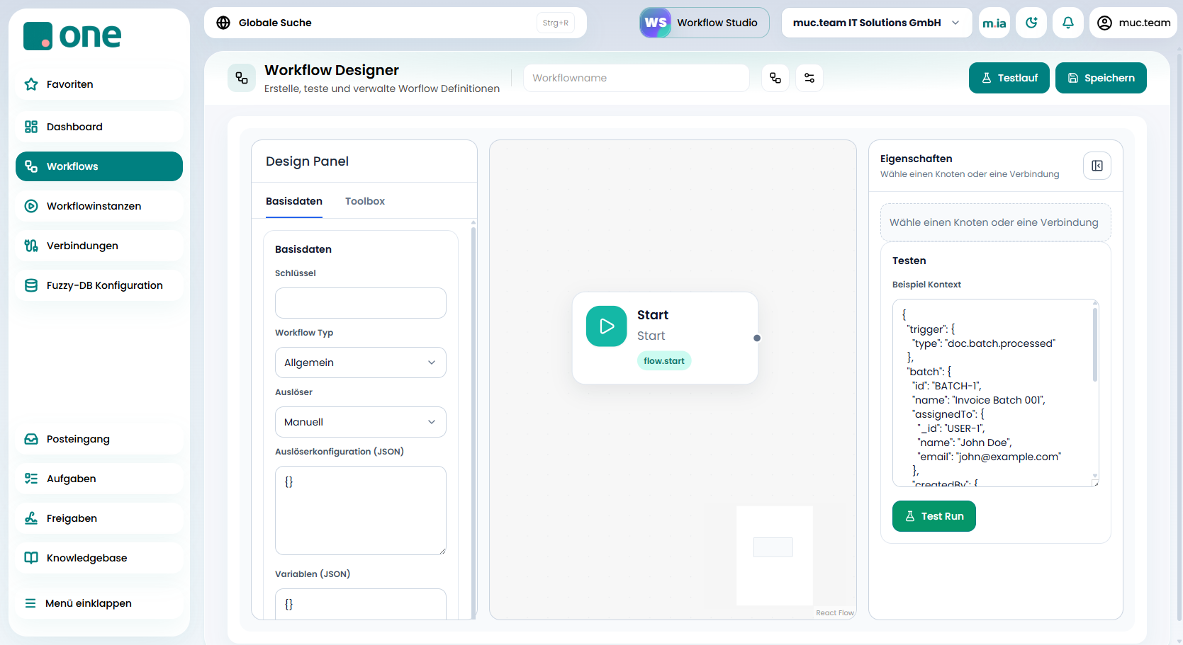 Integrated Workflow Studio